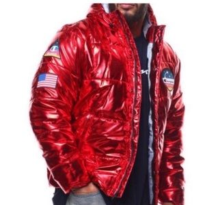 🎁NWT Champion Metallic NASA Jacket S